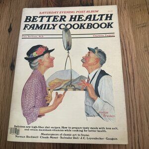 Saturday Evening Post Album Better Health Family Cookbook VTG Norman Rockwell